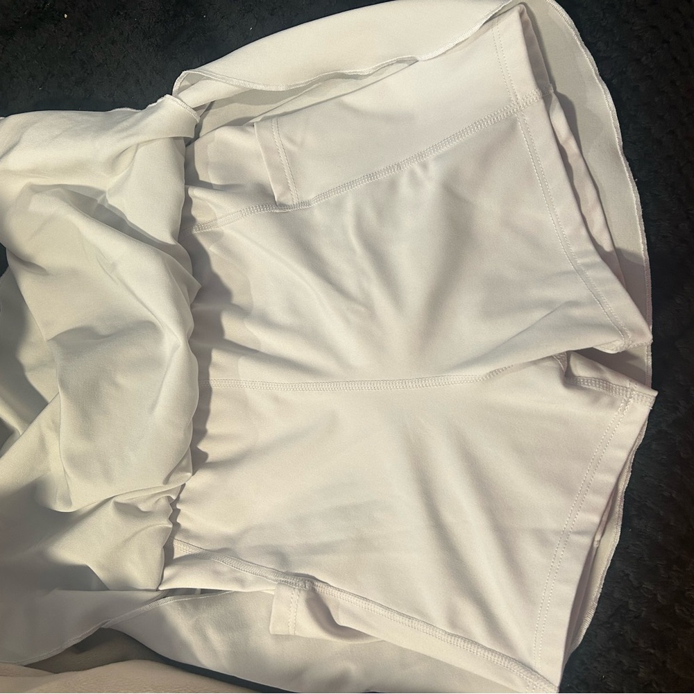 Varsity White Skirt - Picture 6 of 6